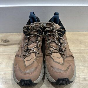 Hoka One One Wanacapa Low GTX Shoes Mens Size 8.5 Brown Gore-Tex Vibram Trail